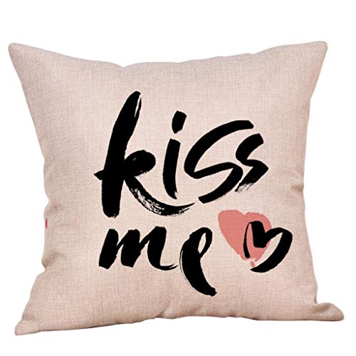 Fundas de Cojines,SHOBDW Regalo de San Valentin Funda de Almohada Sweet Love Boda romántica Cojín Cuadrado Sofá Cama Decoración del hogar(45cmx45cm No Inserto De Almohada) (E, 18x18) Fundas de Cojines,SHOBDW Regalo de San Valentin Funda de Almohada Sweet Love Boda romántica Cojín Cuadrado Sofá Cama Decoración del hogar(45cmx45cm No Inserto De Almohada) (E, 18x18)