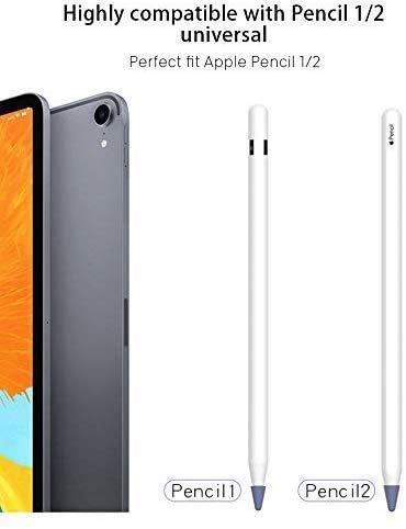 Fundas de Escritura Nibs,8 Pack Puntas de Lápiz Silicona Puntas de Recambio Compatible con Apple Pencil 1ra Generación de Puntas de Lápiz de Apple Tapa Protectora Puntas de iPencil iPad Pro Muticolor Fundas de Escritura Nibs,8 Pack Puntas de Lápiz Silicona Puntas de Recambio Compatible con Apple Pencil 1ra Generación de Puntas de Lápiz de Apple Tapa Protectora Puntas de iPencil iPad Pro Muticolor