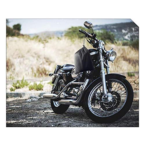 Fundas para motos Cubierta de la motocicleta compatible con cubierta de la motocicleta Triumph Sprint ST 955i, 6 tamaños cubierta de la motocicleta resistente al agua mejorada de poliéster 300D Negro
