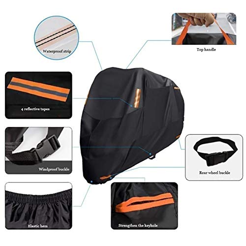 Fundas para motos Cubierta de la motocicleta compatible con cubierta de la motocicleta Triumph Sprint ST1050, 6 tamaƱos cubierta de la motocicleta resistente al agua mejorada de poliƩster 300D Negro Fundas para motos Cubierta de la motocicleta compatible con cubierta de la motocicleta Triumph Sprint ST1050, 6 tamaƱos cubierta de la motocicleta resistente al agua mejorada de poliƩster 300D Negro