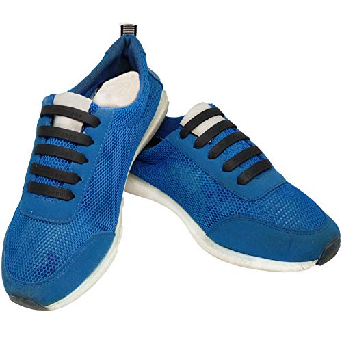 FunFitness Cordones Elasticos Gomas Cordón Elasticas Zapatillas de Silicona para Halar y Bloquear Fácilmente Perfecto para Niños o Adultos Mayores con Artritis (Extra 20 piezas, Negro) FunFitness Cordones Elasticos Gomas Cordón Elasticas Zapatillas de Silicona para Halar y Bloquear Fácilmente Perfecto para Niños o Adultos Mayores con Artritis (Extra 20 piezas, Negro)