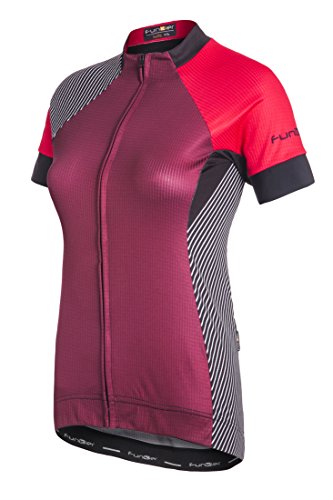 Funkier Mataro Wj814 Pro - Maillot de Ciclismo de Manga Corta para Mujer, Mujer, Jersey, 80238S, Merlot, S