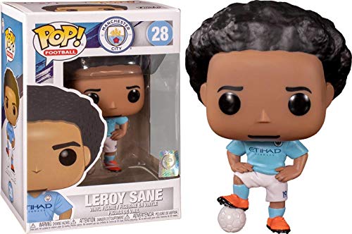 Funko - Pop! Football: Manchester City - Leroy Sane Figura De Vinil, Multicolor (42790)