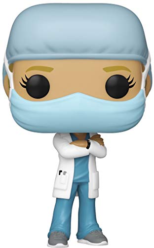 Funko- Pop Heroes: Front Line Worker-Female #1 Figura Coleccionable, Multicolor (54047)