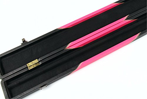 Funky Chalk Professional Pink Arrow Pool Snooker Cue Case Estuche Profesional Flecha Rosa 3/4 para Taco de Billar, Unisex
