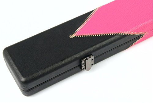 Funky Chalk Professional Pink Arrow Pool Snooker Cue Case Estuche Profesional Flecha Rosa 3/4 para Taco de Billar, Unisex