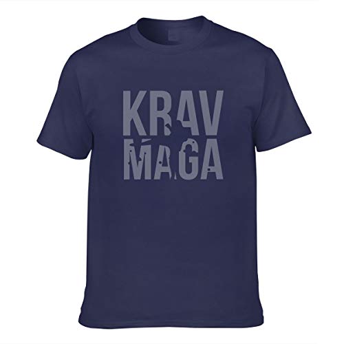 Funny Club Krav MAGA Premium Slim Fit - Camiseta de manga corta para hombre