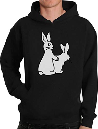 Funny Rude Rabits Humping Bunny Easter Hoodie Adults