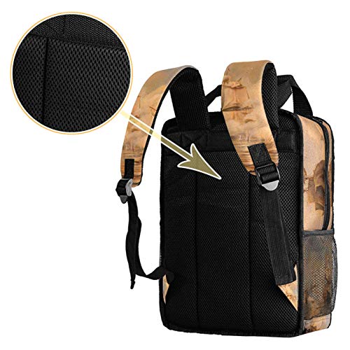 FURINKAZAN Mochilas para adolescentes Vela embarcación viaje portátil negocios escuela regalos para hombres y mujeres FURINKAZAN Mochilas para adolescentes Vela embarcación viaje portátil negocios escuela regalos para hombres y mujeres
