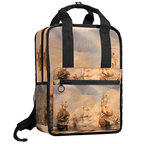 FURINKAZAN Mochilas para adolescentes Vela embarcación viaje portátil negocios escuela regalos para hombres y mujeres FURINKAZAN Mochilas para adolescentes Vela embarcación viaje portátil negocios escuela regalos para hombres y mujeres