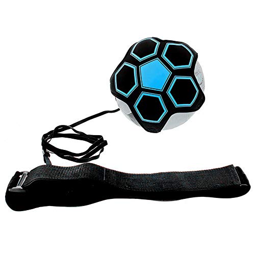 Futbol Trainer,Balon con Cuerda Practica de Habilidad de Futbol Solo Universal Se Adapta a # 3# 4# 5 Balones de Futbol para Ninos Adultos