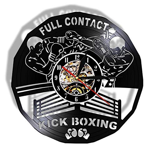 FUTIIF Full Contact Kick Boxing Led Wall Clock Boxing Gloves Punching Bag Infighters Watch Fighting Sports Boxers Scrappers Gym with Led FUTIIF Full Contact Kick Boxing Led Wall Clock Boxing Gloves Punching Bag Infighters Watch Fighting Sports Boxers Scrappers Gym with Led