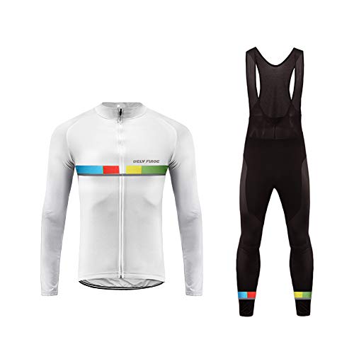 Future Sports UGLYFROG Bike Wear Sets de Ropa Bicicleta, Maillots Jersey Manga Larga & Pantalones Acolchados Hombre Respirable Cómodo Invierno Business Gifts Future Sports UGLYFROG Bike Wear Sets de Ropa Bicicleta, Maillots Jersey Manga Larga & Pantalones Acolchados Hombre Respirable Cómodo Invierno Business Gifts
