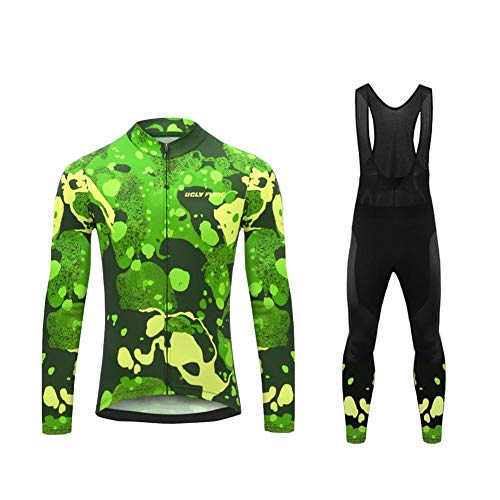 Future Sports UGLYFROG Conjunto de Ropa Bicicleta, Maillots Jersey Manga Larga & Pantalones Acolchados Hombre Invierno Fleece Cómodo Sets Future Sports UGLYFROG Conjunto de Ropa Bicicleta, Maillots Jersey Manga Larga & Pantalones Acolchados Hombre Invierno Fleece Cómodo Sets