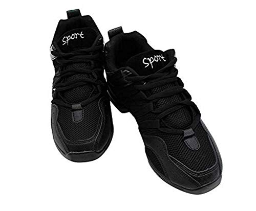 Fuyingda Zapatos de Jazz Negros Estilo de Mujer - Zapatos de Baile salón de Banquetes al Aire Libre Zapatos de Baile Latino Zapatillas de Deporte Moda Cordones Respirables Danza contemporánea Ocio Fuyingda Zapatos de Jazz Negros Estilo de Mujer - Zapatos de Baile salón de Banquetes al Aire Libre Zapatos de Baile Latino Zapatillas de Deporte Moda Cordones Respirables Danza contemporánea Ocio