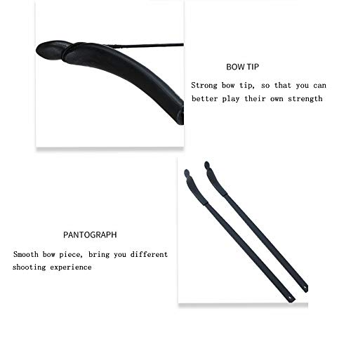 FWL Arco recurvado, de aleación de magnesio y el túnel de Viento diseñado para Adultos Principiantes Outdoor Training Ejercicios de Tiro 30 40 Libras Kit Arco Desmontaje,40lb FWL Arco recurvado, de aleación de magnesio y el túnel de Viento diseñado para Adultos Principiantes Outdoor Training Ejercicios de Tiro 30 40 Libras Kit Arco Desmontaje,40lb