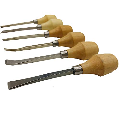 Fycooler Conjunto de herramientas de talla de madera Kit de herramientas de talla de madera de 20 piezas con cinceles tallados, bloques de tilo para Escultura casera de bricolaje Artesanía en madera Fycooler Conjunto de herramientas de talla de madera Kit de herramientas de talla de madera de 20 piezas con cinceles tallados, bloques de tilo para Escultura casera de bricolaje Artesanía en madera