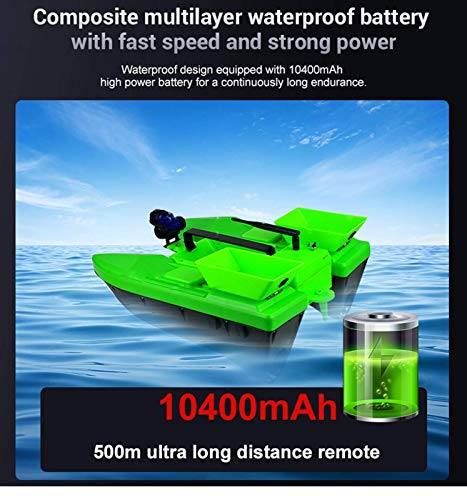 FZC-YM Barco RC, Barco de Cebo Inteligente, Buscador de Peces, Barcos de Cebo para la Pesca de Carpas, Barco de Cebo de Pesca de 2 kg con Motor Doble FZC-YM Barco RC, Barco de Cebo Inteligente, Buscador de Peces, Barcos de Cebo para la Pesca de Carpas, Barco de Cebo de Pesca de 2 kg con Motor Doble