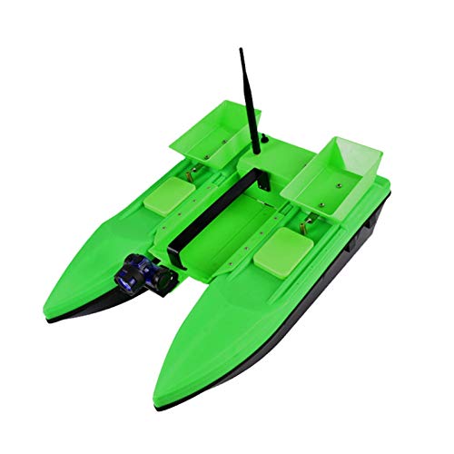 FZC-YM Barco RC, Barco de Cebo Inteligente, Buscador de Peces, Barcos de Cebo para la Pesca de Carpas, Barco de Cebo de Pesca de 2 kg con Motor Doble FZC-YM Barco RC, Barco de Cebo Inteligente, Buscador de Peces, Barcos de Cebo para la Pesca de Carpas, Barco de Cebo de Pesca de 2 kg con Motor Doble