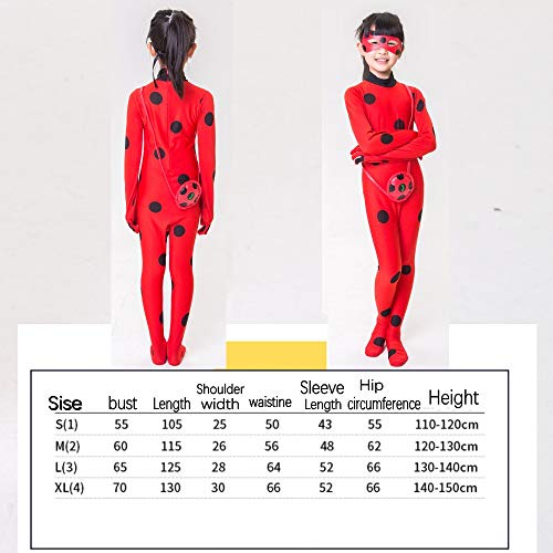 FZCRRDU KOCCAE Carnaval Disfraz de Mariquita Para NiƱa Halloween Ladybug Viste a Cosplay 3-10 aƱos Leotardo Bodysuit Con Lunares NiƱos Disfraz HeroĆna Super Bug Mariquita NiƱa Infantil Para Carnival FZCRRDU KOCCAE Carnaval Disfraz de Mariquita Para NiƱa Halloween Ladybug Viste a Cosplay 3-10 aƱos Leotardo Bodysuit Con Lunares NiƱos Disfraz HeroĆna Super Bug Mariquita NiƱa Infantil Para Carnival