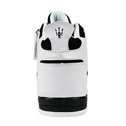 Fzuu - Zapatillas de deporte para hombre, para otoño e invierno, casuales, para baile de hip hop, para la calle, color Negro, talla 42 EU Fzuu - Zapatillas de deporte para hombre, para otoño e invierno, casuales, para baile de hip hop, para la calle, color Negro, talla 42 EU