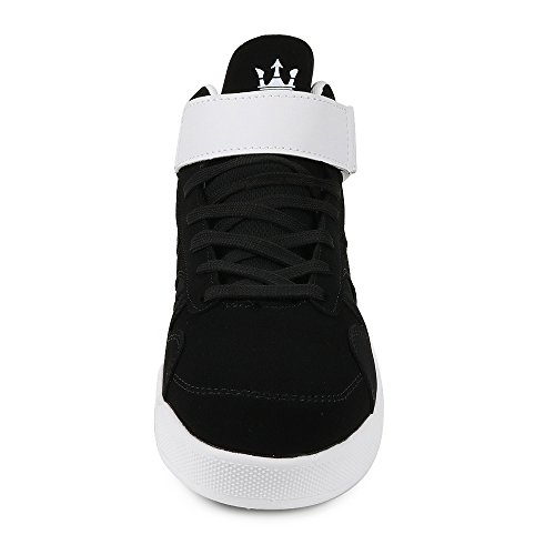 Fzuu - Zapatillas de deporte para hombre, para otoño e invierno, casuales, para baile de hip hop, para la calle, color Negro, talla 42 EU