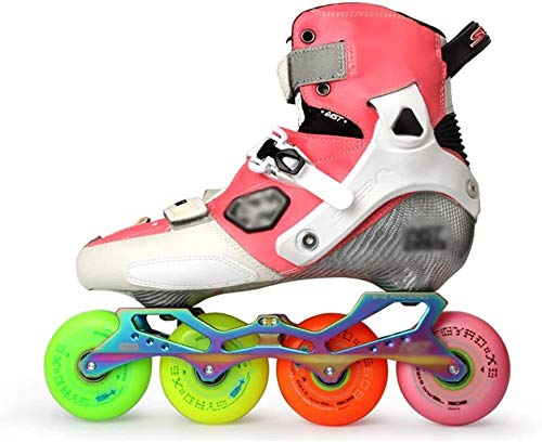 FZYJ 84A Patines en línea Rueda Fluorescente de Color Fluorescente Patines de Velocidad Patines de Hockey 72mm 76mm 80mm para niños Adolescentes Ruedas Principiante patín de Skate Rueda de reemplazo