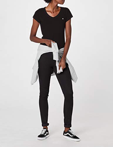 G-STAR RAW Eyben Slim V T Wmn S/s Camiseta, Negro (Black 990), 38 (Talla del fabricante: Medium) para Mujer