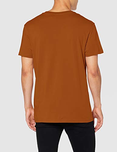 G-STAR RAW Graphic 8 Round Neck Camiseta, Marrón (Aged Almond A493), XXS para Hombre