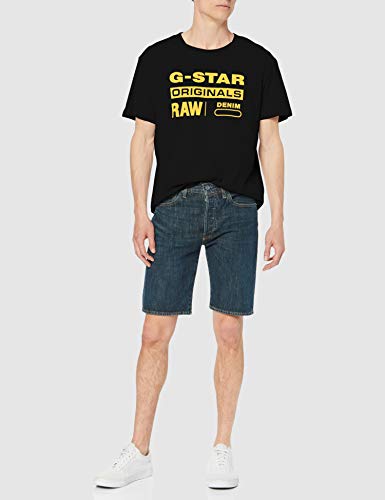 G-STAR RAW Graphic 8 Round Neck Camiseta, Negro (dk Black 6484), XXL para Hombre G-STAR RAW Graphic 8 Round Neck Camiseta, Negro (dk Black 6484), XXL para Hombre