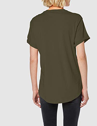 G-STAR RAW Lash Loose Fit_T-Shirt Camiseta, Verde (Algae 4107-b208), S para Mujer