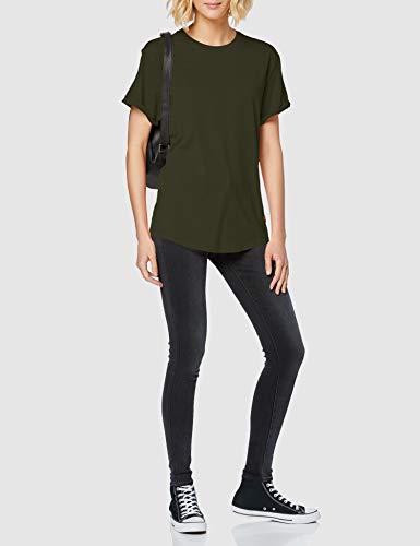 G-STAR RAW Lash Loose Fit_T-Shirt Camiseta, Verde (Algae 4107-b208), S para Mujer