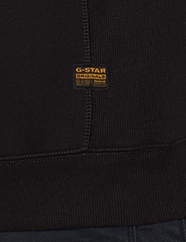 G-STAR RAW Premium Basic suéter, Negro (Dk Black C235-6484), XS para Hombre