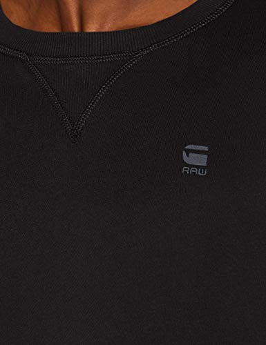 G-STAR RAW Premium Basic suéter, Negro (Dk Black C235-6484), XS para Hombre