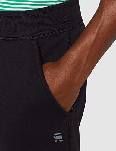 G-STAR RAW Premium Basic Type C Sweat Pant_Sweatpants, Schwarz (Dk Black C235-6484), Medium para Hombre G-STAR RAW Premium Basic Type C Sweat Pant_Sweatpants, Schwarz (Dk Black C235-6484), Medium para Hombre