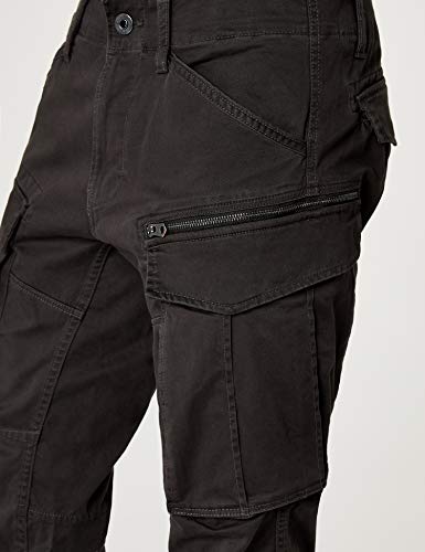 G-STAR RAW Rovic Zip 3D Tapered Pantalon, Negro (raven 5126-976), 32W / 32L para Hombre G-STAR RAW Rovic Zip 3D Tapered Pantalon, Negro (raven 5126-976), 32W / 32L para Hombre