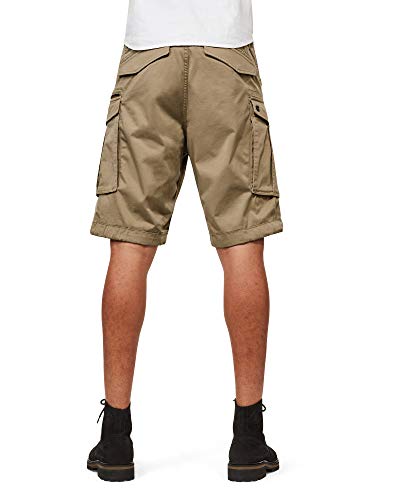 G-STAR RAW Rovic Zip Relaxed 1/2-length Shorts Pantalones Cortos, Beige (Dune 239), 32W para Hombre