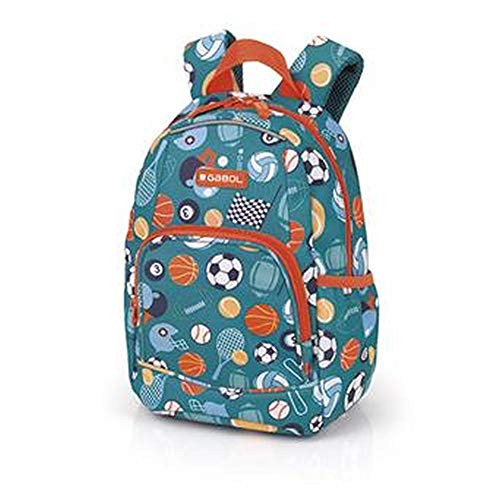 Gabol 224187 Gym Mochila Infantil, Poliéster, 8 L, Azul (Multicolor), 30 x 22 x 16 cm Gabol 224187 Gym Mochila Infantil, Poliéster, 8 L, Azul (Multicolor), 30 x 22 x 16 cm
