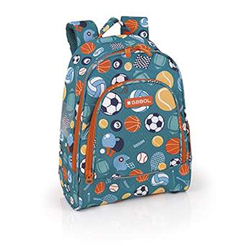 Gabol Mochila Gym 27x34x12cm Mochila Infantil, 34 cm, Multicolor Gabol Mochila Gym 27x34x12cm Mochila Infantil, 34 cm, Multicolor
