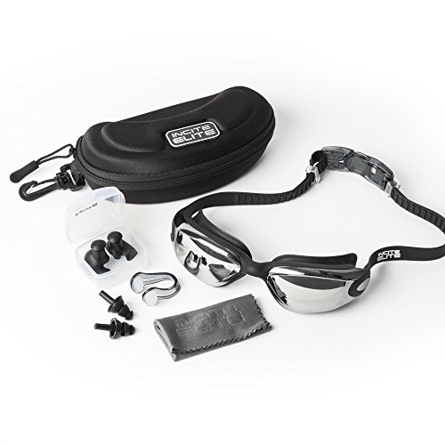 Gafas de natación con estuche protector GRATIS, clip nasal, tapones para los oídos y garantía de por vida Incluida – Desempeño Profesional, Unisex Para Adultos, Gafa de Natación con un 100% de protección UV, Espejo Anti-Vaho / Lentes de Color muy Cómodos, Gafas de natación con estuche protector GRATIS, clip nasal, tapones para los oídos y garantía de por vida Incluida – Desempeño Profesional, Unisex Para Adultos, Gafa de Natación con un 100% de protección UV, Espejo Anti-Vaho / Lentes de Color muy Cómodos,