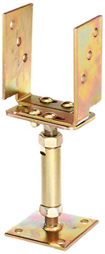 Gah-Alberts 218058 - Soporte de postes en forma de U (altura y ancho regulable, para atornillar, galvanizados) Gah-Alberts 218058 - Soporte de postes en forma de U (altura y ancho regulable, para atornillar, galvanizados)