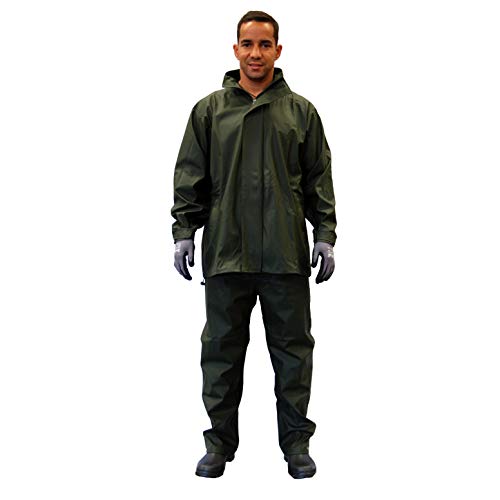 Gahibre 431 Conjunto lluvia chaqueta/pantalón poliuretano extra resistente Gahibre 431 Conjunto lluvia chaqueta/pantalón poliuretano extra resistente