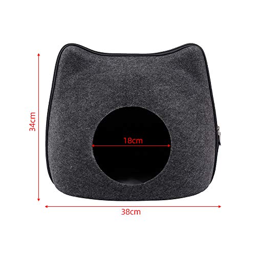 Galapara Cama De Gato Mascota Cómoda Cueva, Cuatro Estaciones De Arena Universal Gato Mascota Cueva para Gatos Gatitos Mascotas Galapara Cama De Gato Mascota Cómoda Cueva, Cuatro Estaciones De Arena Universal Gato Mascota Cueva para Gatos Gatitos Mascotas