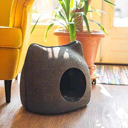 Galapara Cama De Gato Mascota Cómoda Cueva, Cuatro Estaciones De Arena Universal Gato Mascota Cueva para Gatos Gatitos Mascotas Galapara Cama De Gato Mascota Cómoda Cueva, Cuatro Estaciones De Arena Universal Gato Mascota Cueva para Gatos Gatitos Mascotas