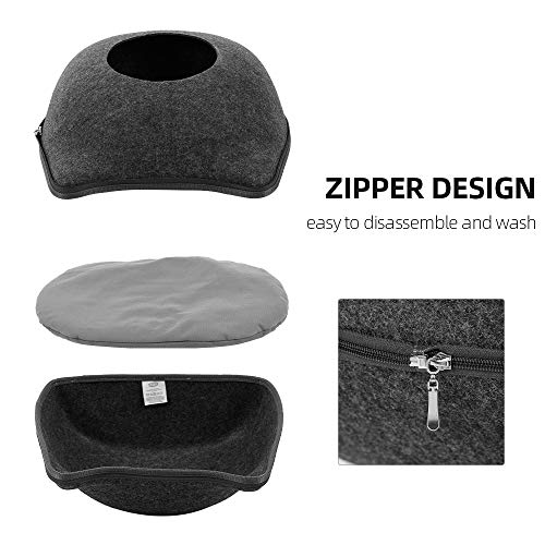 Galapara Cama De Gato Mascota Cómoda Cueva, Cuatro Estaciones De Arena Universal Gato Mascota Cueva para Gatos Gatitos Mascotas Galapara Cama De Gato Mascota Cómoda Cueva, Cuatro Estaciones De Arena Universal Gato Mascota Cueva para Gatos Gatitos Mascotas