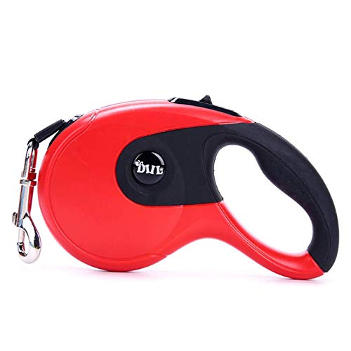 Galaxer Correa para Perros, 5M Mascota Correa Retractil de Nylon para Perro Correa Extensible con un Botón de Rotura y Bloqueo y Cómodo Agarre de la Man para Entrenar a Pie o Trotar Galaxer Correa para Perros, 5M Mascota Correa Retractil de Nylon para Perro Correa Extensible con un Botón de Rotura y Bloqueo y Cómodo Agarre de la Man para Entrenar a Pie o Trotar