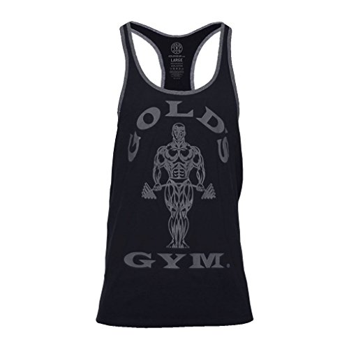 Gameworld Muscle Joe Contrast Camiseta Hombre, Negro, M Gameworld Muscle Joe Contrast Camiseta Hombre, Negro, M