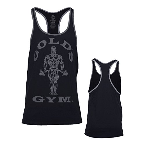 Gameworld Muscle Joe Contrast Camiseta Hombre, Negro, M