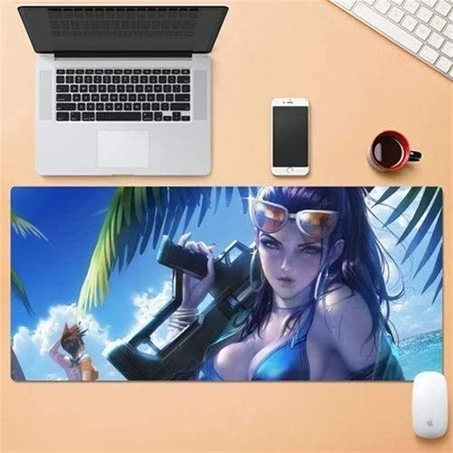 Gaming Alfombrilla de Ratón Grande Gran juego alfombrilla de ratón OW teclado extendido tapete de ratones Widowmaker Mar Alquiler de vacaciones 900X400mm de gran tamaño for el ordenador portátil del o