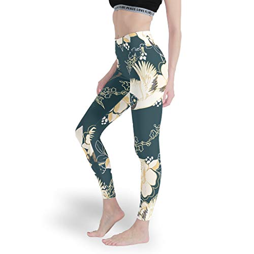 Gamoii Leggings deportivos para mujer, diseño de flores, con impresión 3D, pantalones de yoga, cintura alta, suaves blanco XXXL Gamoii Leggings deportivos para mujer, diseño de flores, con impresión 3D, pantalones de yoga, cintura alta, suaves blanco XXXL
